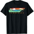 thumbnail image 1 of Tennessee Mountains & Outdoors State Pride Nature Graphic T-Shirt Black 3X-Large, 1 of 4