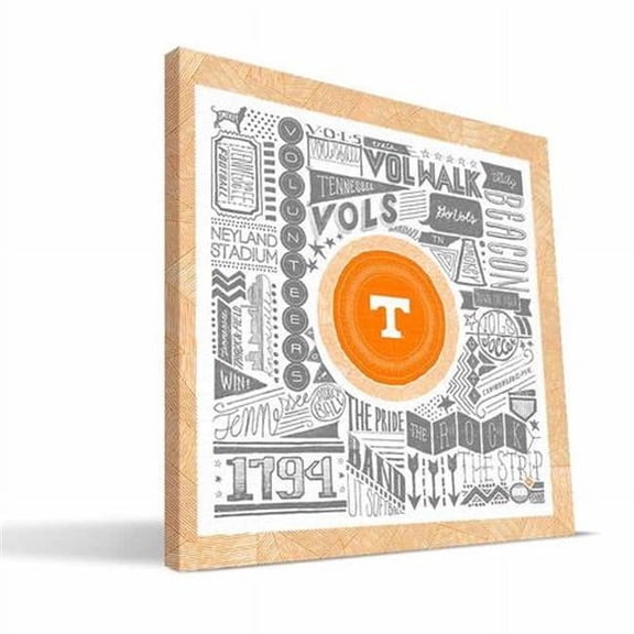 Tennessee Pictograph Canvas - 24 x 24 in.