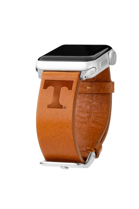 Tennessee Premium Leather Unisex Watch Band for Apple Watch (38/40/41mm(42mm Series 10) Long Tan) by Affinity Bands