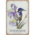 thumbnail image 1 of Tennessee State Bird Art Print, Tennessee State Flower, Tennessee Wall Art, Home Decor, Metal Tin Sign Wall Decor Man Cave Bar Home Decor Gifts for Mom,Dad and Friends 6X8 Inches, 1 of 5