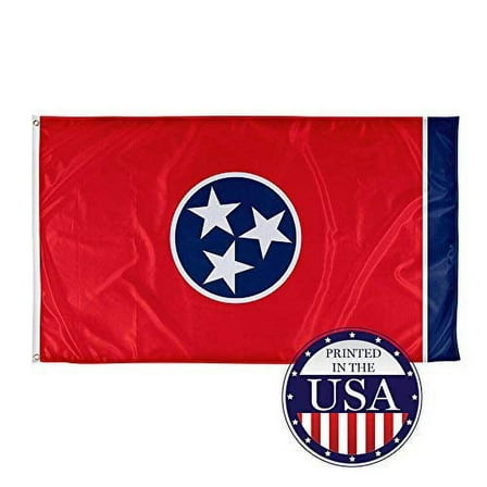 Tennessee State Flag - 3ft x 5ft Knitted Polyester, State Flag Collection, Made in The USA