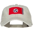 thumbnail image 1 of Tennessee State Flag Embroidered Washed Cap - Stone OSFM, 1 of 5
