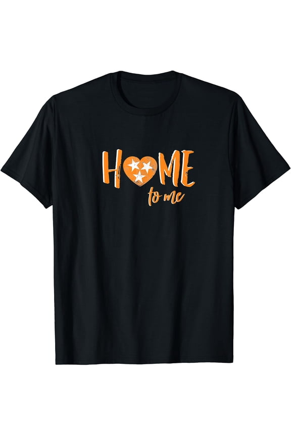 Tennessee State Flag Heart Love My State Football Home Fan T-Shirt