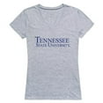 thumbnail image 1 of Tennessee State University Women Seal Short Sleeve T-Shirt, Heather Grey - Large, 1 of 1