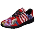 thumbnail image 1 of Tennessee Stte With Mocking Bird and Iris Flower Tennessee Shoes Sneakers for Women Men Black Size 10, 1 of 7