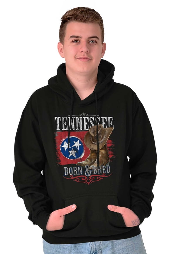 Tennessee TN Born and Bred Southerner Hoodie Sweatshirt Women Men Brisco Brands X