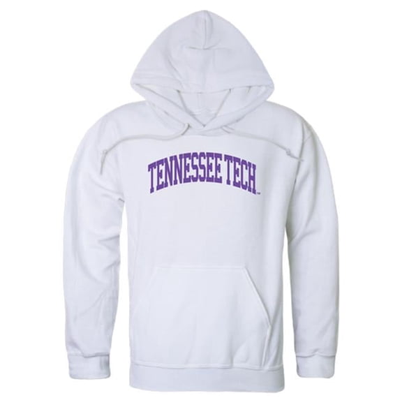 Tennessee Tech University College Hoodie, White - Small