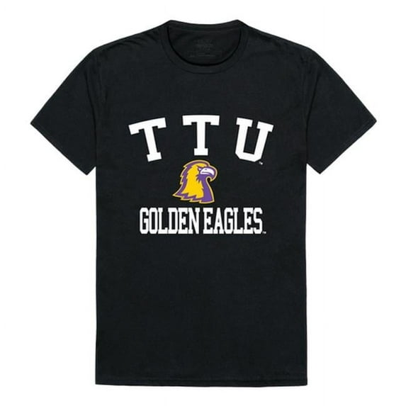 Tennessee Tech University Men Arch T-Shirt, Black & White - Extra Large