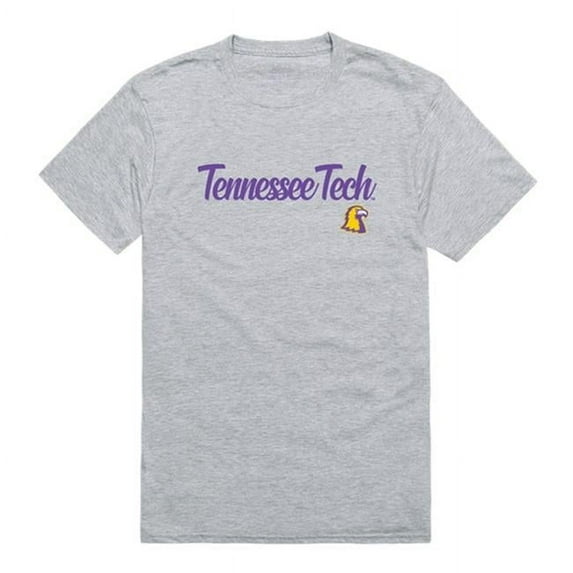 Tennessee Tech University Script T-Shirt, Heather Grey - Small