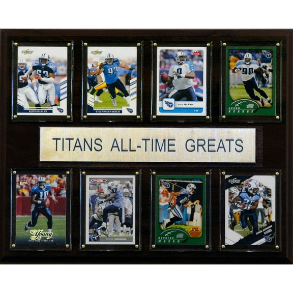 Tennessee Titans 12'' x 15'' All-Time Greats Plaque