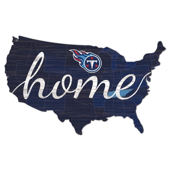 Tennessee Titans 18'' x 18'' USA Shape Cutout Sign