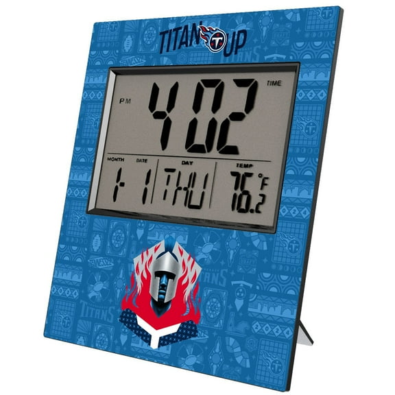 Tennessee Titans 2024 Illustrated Limited Edition Digital Desk/Wall Clock