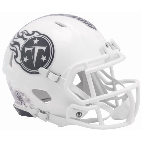Tennessee Titans 2024 NFL Salute to Service Riddell Speed Mini Helmet
