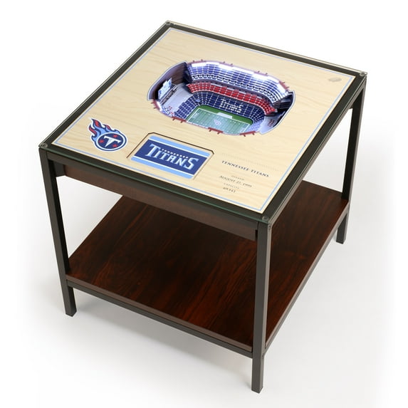 Tennessee Titans 25-Layer StadiumViews Lighted End Table