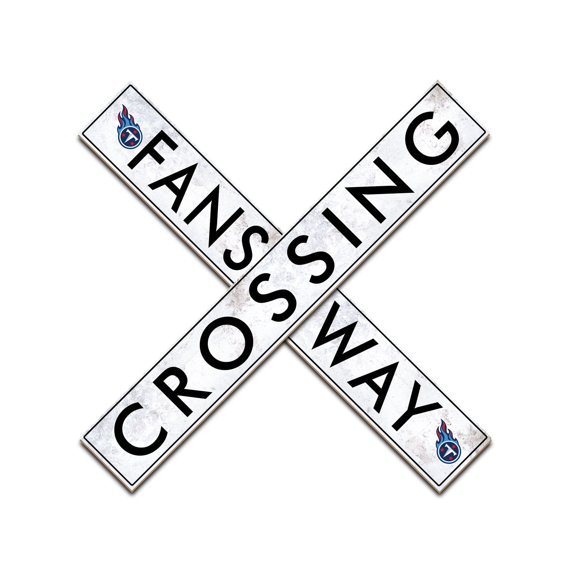 Tennessee Titans 48" Fans Way Crossing Sign