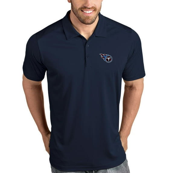 Tennessee Titans Antigua Tribute Polo - Navy