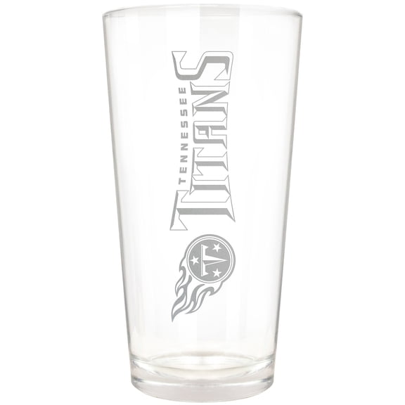Tennessee Titans Etched 16oz. Vertical Rally Cry Pint Glass