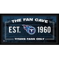 thumbnail image 1 of Tennessee Titans Framed 10" x 20" Fan Cave Collage, 1 of 1
