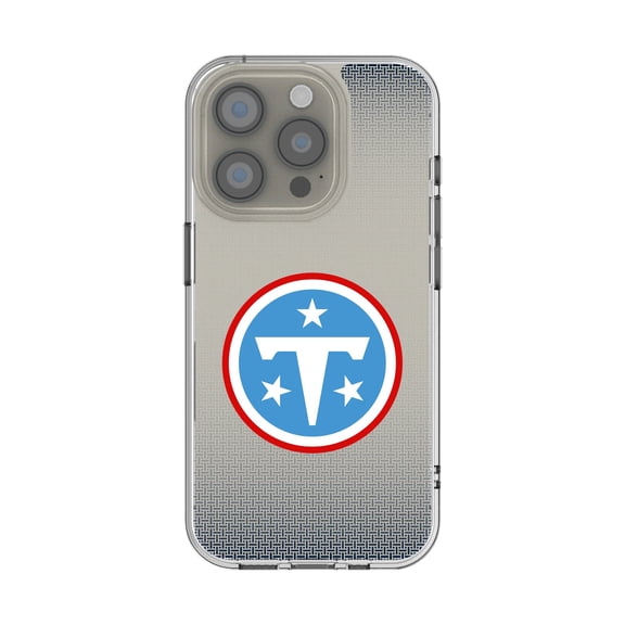 Tennessee Titans Linen Logo iPhone Clear Case
