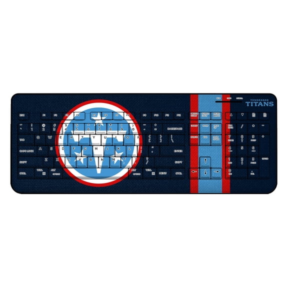 Tennessee Titans Stripe Wireless Keyboard