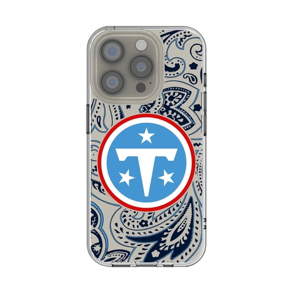 Tennessee Titans iPhone Clear Paisley Design Case