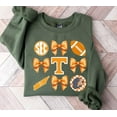 thumbnail image 1 of Tennessee Vols Sweatshirt, Coquette Tennessee Fans Sweater, Basset Hound Game Day Hoodie, 1 of 5