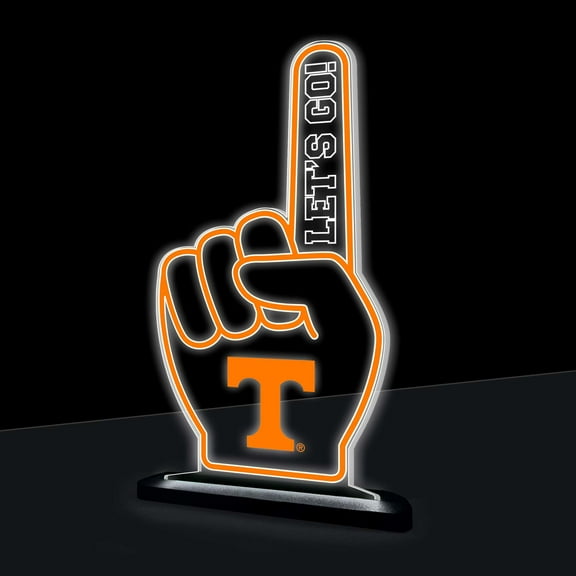 Tennessee Volunteers 10" LED Tabletop Foam Finger Desklite Sign