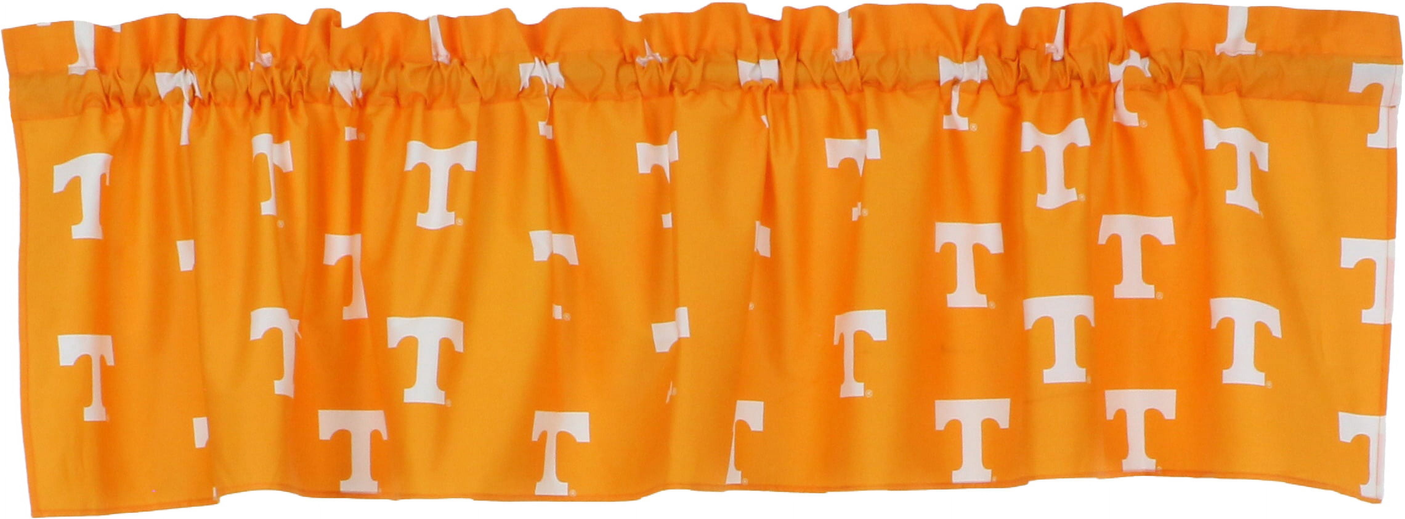 Tennessee Volunteers 100% Cotton, 84" x 15" Curtain Valance, 1 Panel