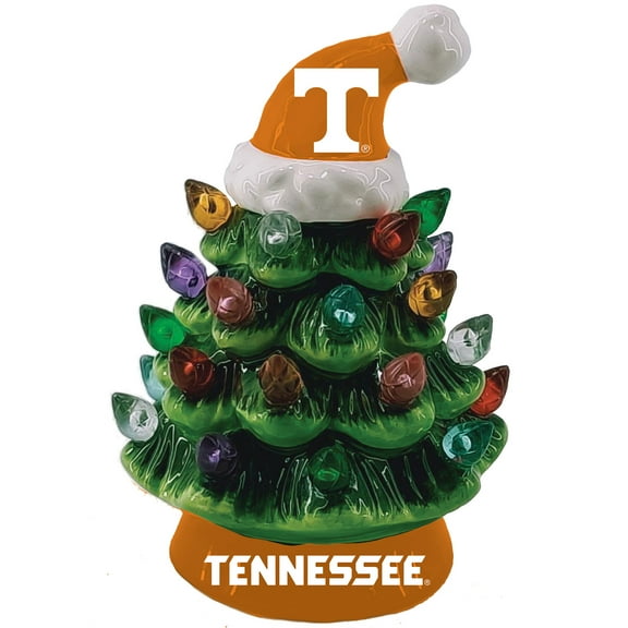 Tennessee Volunteers 8" Light Up Ceramic LED Christmas Tree