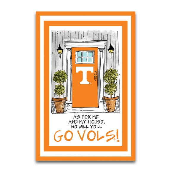 Tennessee Volunteers As For Me 12" x 18" Garden Flag