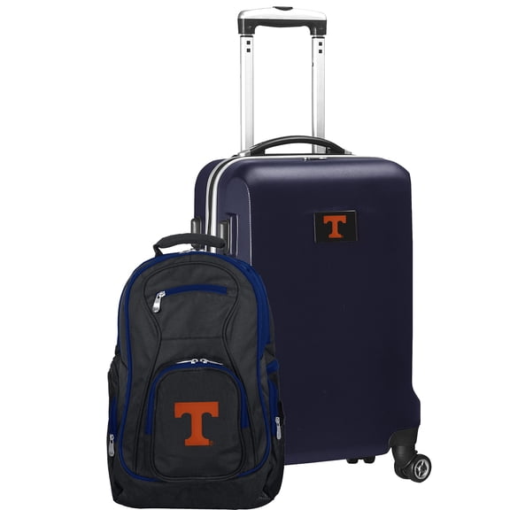 Tennessee Volunteers Deluxe 2-Piece Backpack and Carry-On Set - Navy