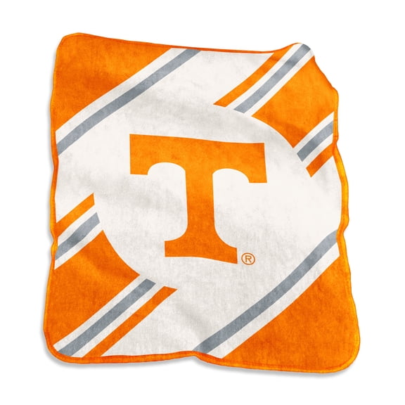 Logo Brands Tennessee Volunteers 50" x 60" Raschel Stripe Throw Blanket