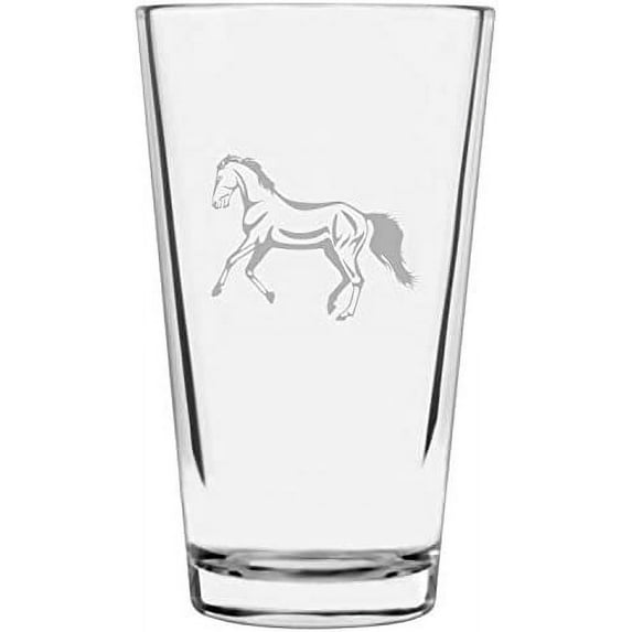 Tennessee Walking Body Horse Themed Etched 16oz Libbey Pint Glass
