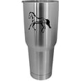 thumbnail image 1 of Tennessee Walking Body Horse Themed Etched 30oz Stainless Steel Tumbler, 1 of 1