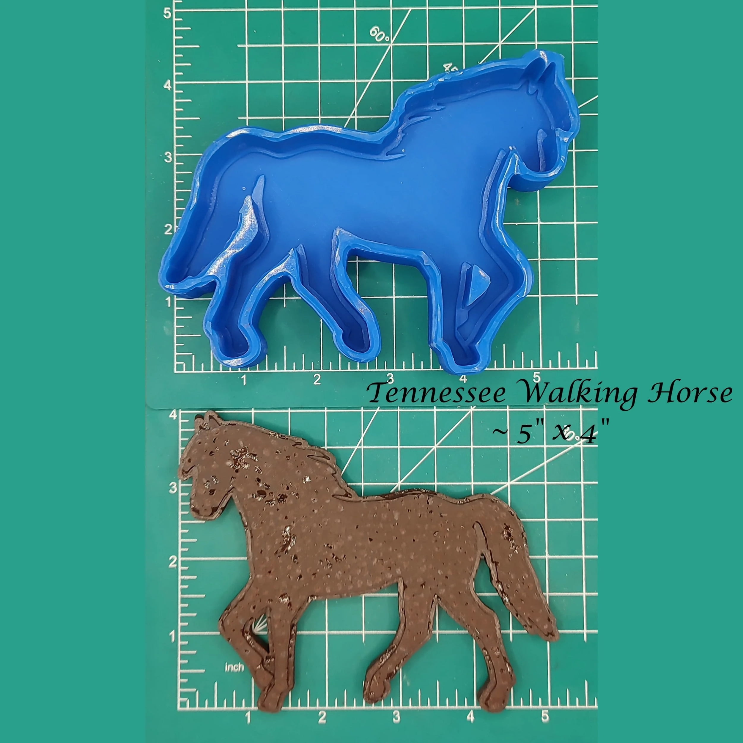 Tennessee Walking Horse Silicone Freshie Mold