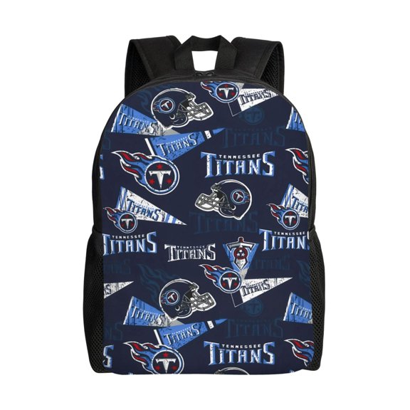 Tennessee Youth Large Capacity Backpack Multifunctional Travel Backpack American Football Fan Gift Waterproof Schoolbag Laptop Bag Men and Women Sports Backpack
