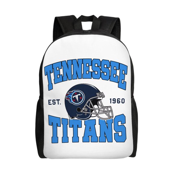 Tennessee Youth Large Capacity Backpack Multifunctional Travel Backpack American Football Fan Gift Waterproof Schoolbag Laptop Bag Men and Women Sports Backpack
