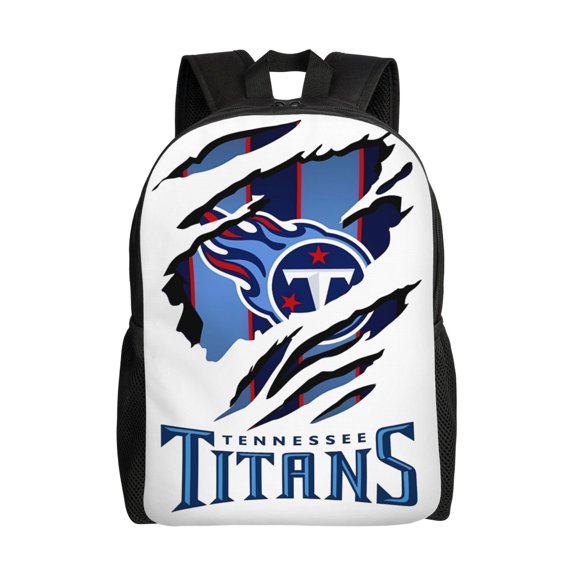 Tennessee Youth Large Capacity Backpack Multifunctional Travel Backpack American Football Fan Gift Waterproof Schoolbag Laptop Bag Men and Women Sports Backpack