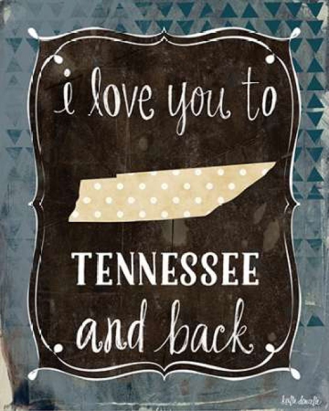 Tennessee and Back Canvas Art - Katie Doucette (24 x 30)