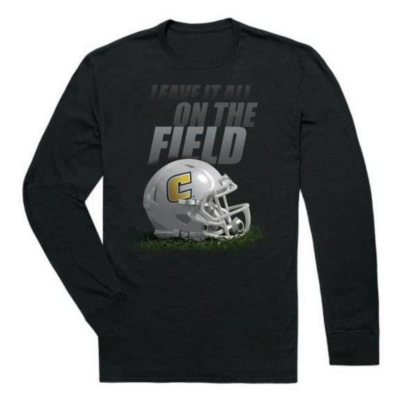 Tennessee at Chattanooga Mocs Gridiron Long Sleeve T-Shirt, Black - Medium