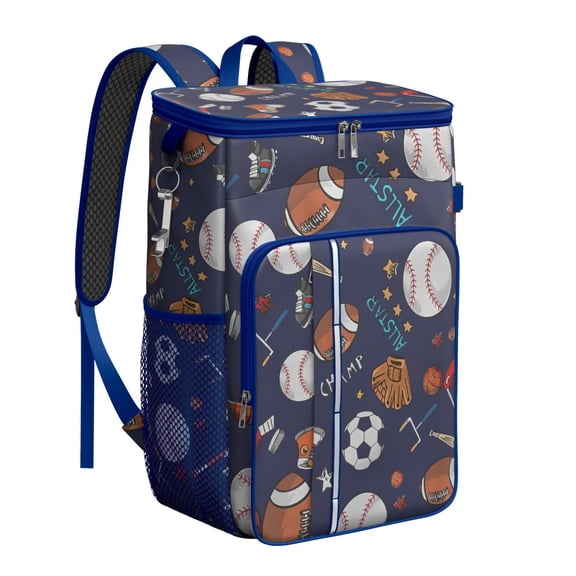 Tennis Backpack Cooler, Leakproof, Insulated, Perfect for Training, Sports Events, and Game Days for Teen Athletes
