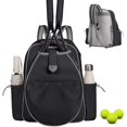thumbnail image 1 of Tennis Backpack for Women & Men, 27 Inch Racket Compartment Holds 2 Tennis/Pickleball Rackets, 14L Multi-Functional Sports Bag with 6 Pockets, Waterproof Oxford Gym Bag for Travel or School, 1 of 16