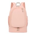 thumbnail image 1 of Tennis Backpack for Women & Men Large Capacity with Shoe Compartment Racket Bag Lightweight Sports Travel Overnight Bag for Work Gym(Pink), 1 of 8