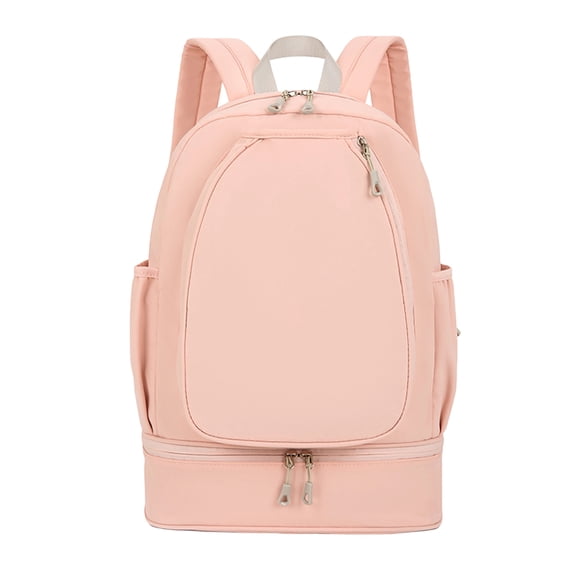 Tennis Backpack for Women & Men Large Capacity with Shoe Compartment Racket Bag Lightweight Sports Travel Overnight Bag for Work Gym(Pink)