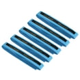 thumbnail image 1 of Tennis Badminton Racket Overgrip Anti Skid Sweatband Racquet Grip with Raised Ridges, Blue 5 Pack, 1 of 6