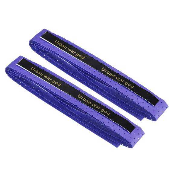 Tennis Badminton Racket Overgrip Anti Skid Sweatband Racquet Grip with Raised Ridges, Purple 2 Pack