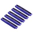 thumbnail image 1 of Tennis Badminton Racket Overgrip Anti Skid Sweatband Racquet Grip with Raised Ridges, Purple 5 Pack, 1 of 6