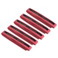 thumbnail image 1 of Tennis Badminton Racket Overgrip Anti Skid Sweatband Racquet Grip with Raised Ridges, Red 5 Pack, 1 of 6
