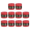 thumbnail image 1 of Tennis Badminton Racket Overgrip Non-Slip Sweatband Drumstick Tape, Red 10 Pack, 1 of 6