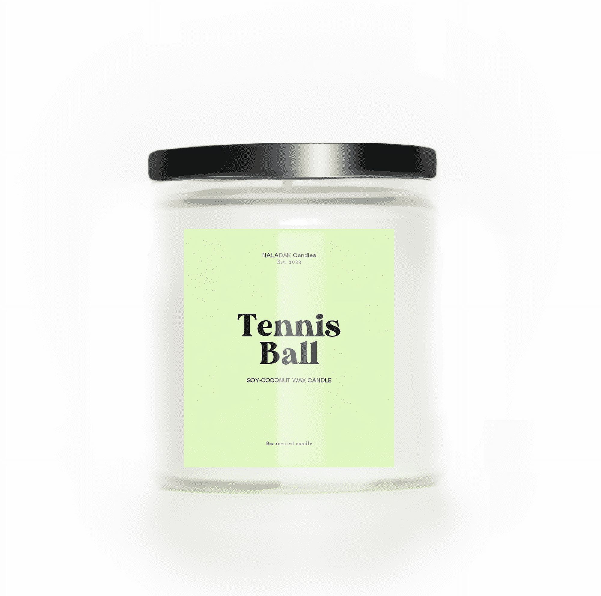 Tennis Ball 8oz Scented Soy Candle by NALADAK Candles